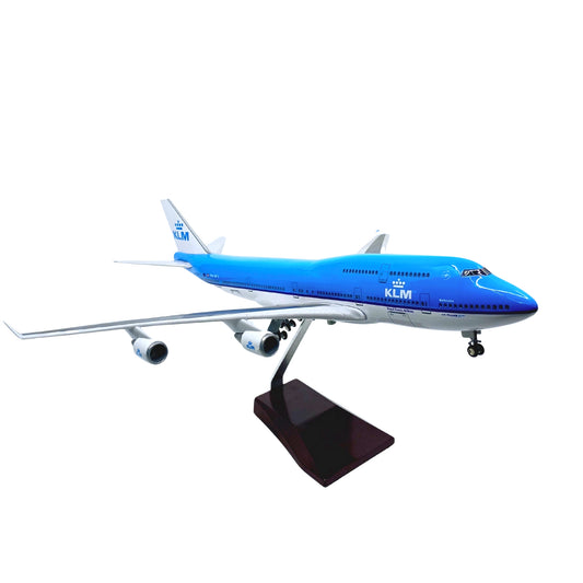 Boeing 747 KLM Royal Dutch Airlines Model Maket Uçak 1/160 Ölçekli (47 cm)