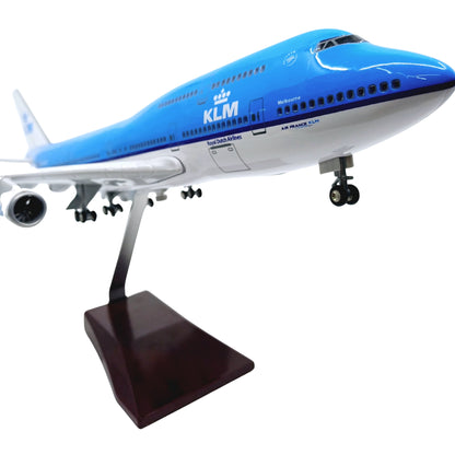Boeing 747 KLM Royal Dutch Airlines Model Maket Uçak 1/160 Ölçekli (47 cm)