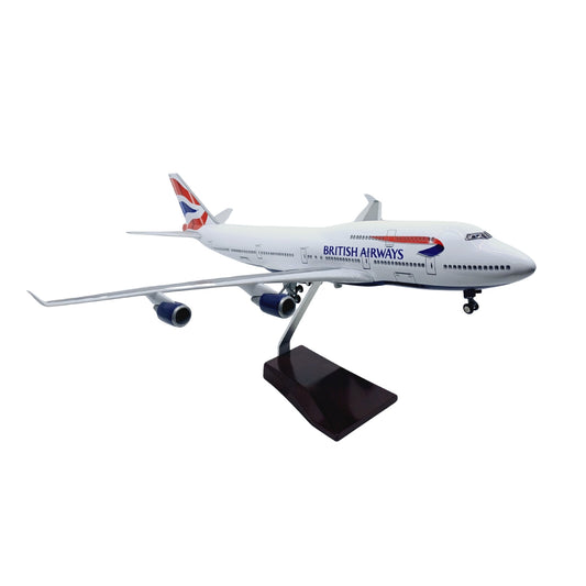 Boeing 777 British Airways Model Maket Uçak 1/157 Ölçekli (47 cm)
