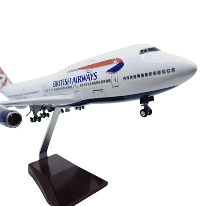 Boeing 777 British Airways Model Maket Uçak 1/157 Ölçekli (47 cm)