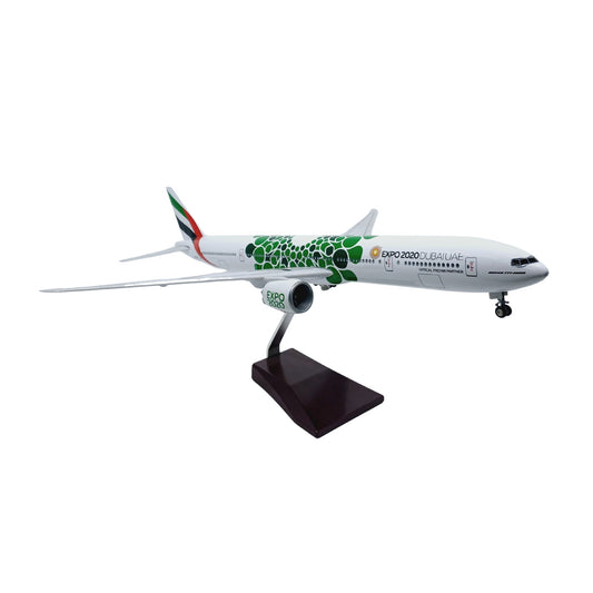 Boeing 777 Expo 2020 Dubai Model Maket Uçak (47 cm)