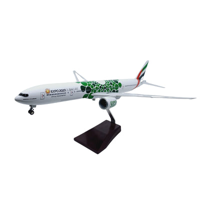 Boeing 777 Expo 2020 Dubai Model Maket Uçak (47 cm)