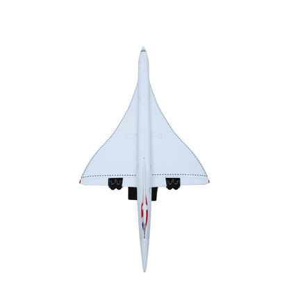 Concorde Model Maket Uçak British Airways 1/125 Ölçekli  (50 cm)