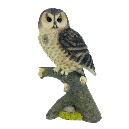 Owl on a Branch Small Decorative Figurine