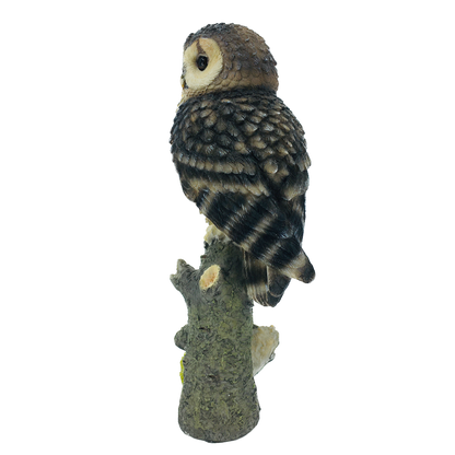 Owl on a Branch Small Decorative Figurine