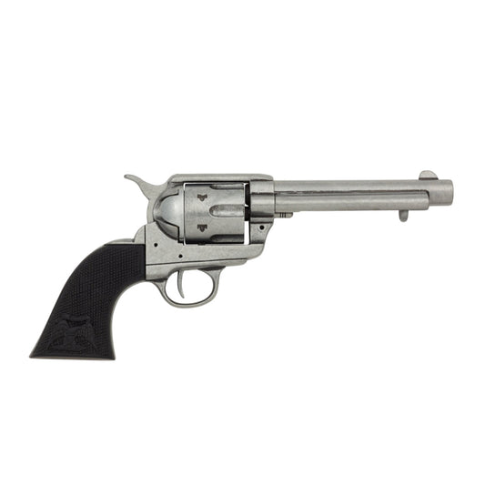 Denix Cal.45 Peacemaker Revolver Gümüş Tabanca Replikası – ABD 1873