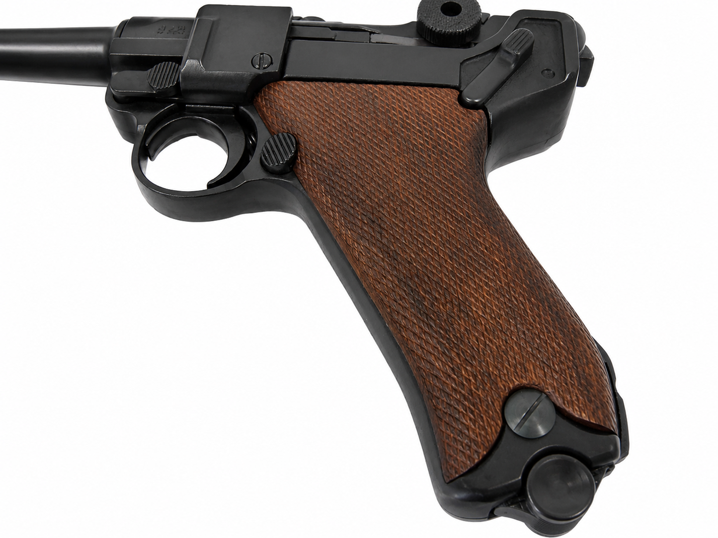 Denix Parabellum Luger P08 Ahşap Kabzalı Dekoratif Replika Tabanca | M-1143