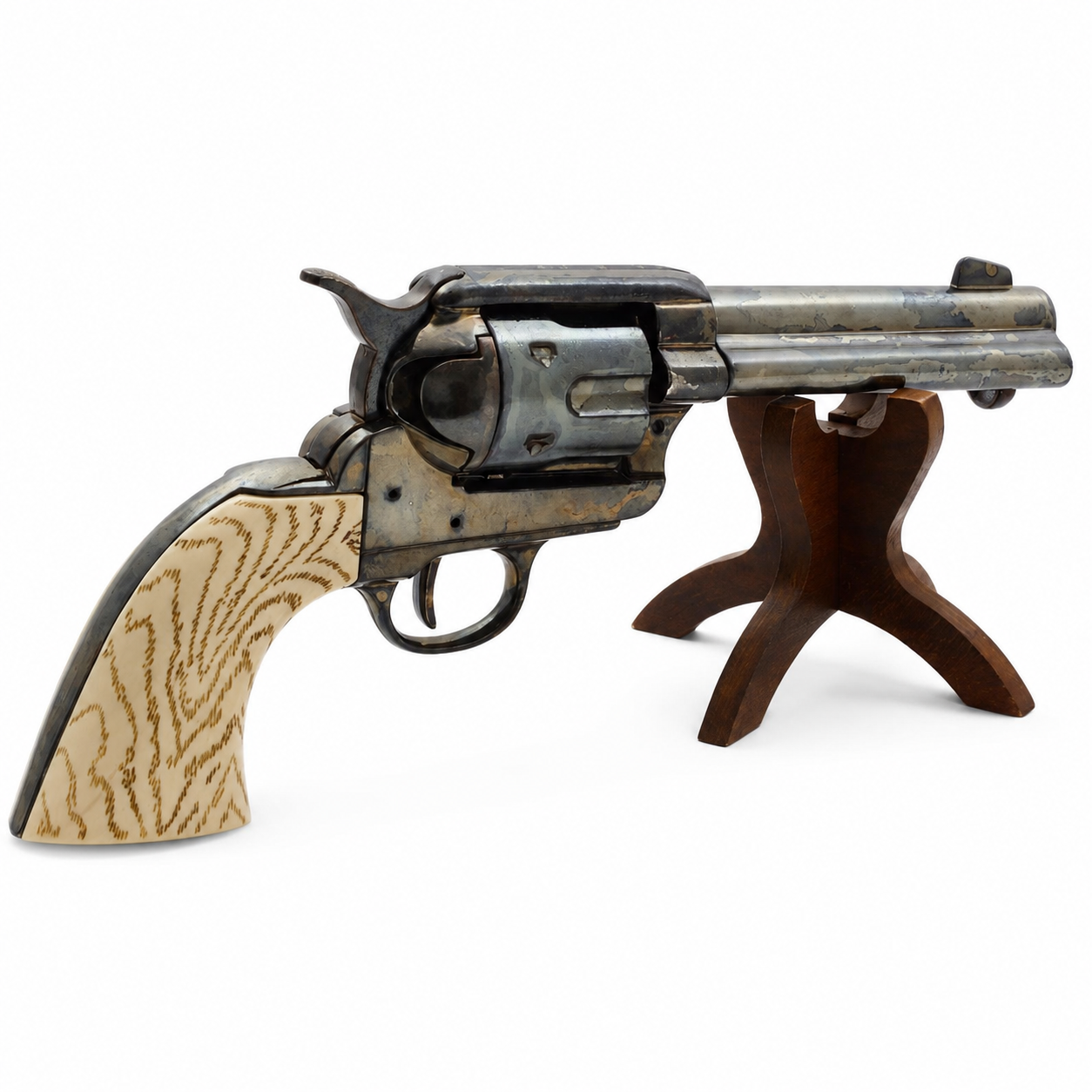 Denix Peacemaker Cal.45 Fildişi Desenli Replika Revolver | DNX8186