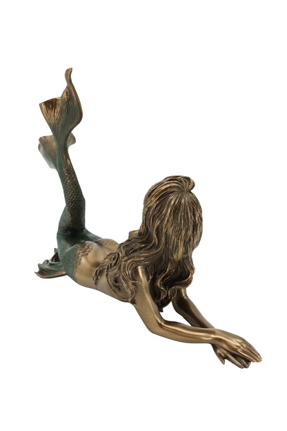 Veronese Deniz Kızı Biblo Bronz Renkli Dekoratif Obje - WU77001A4