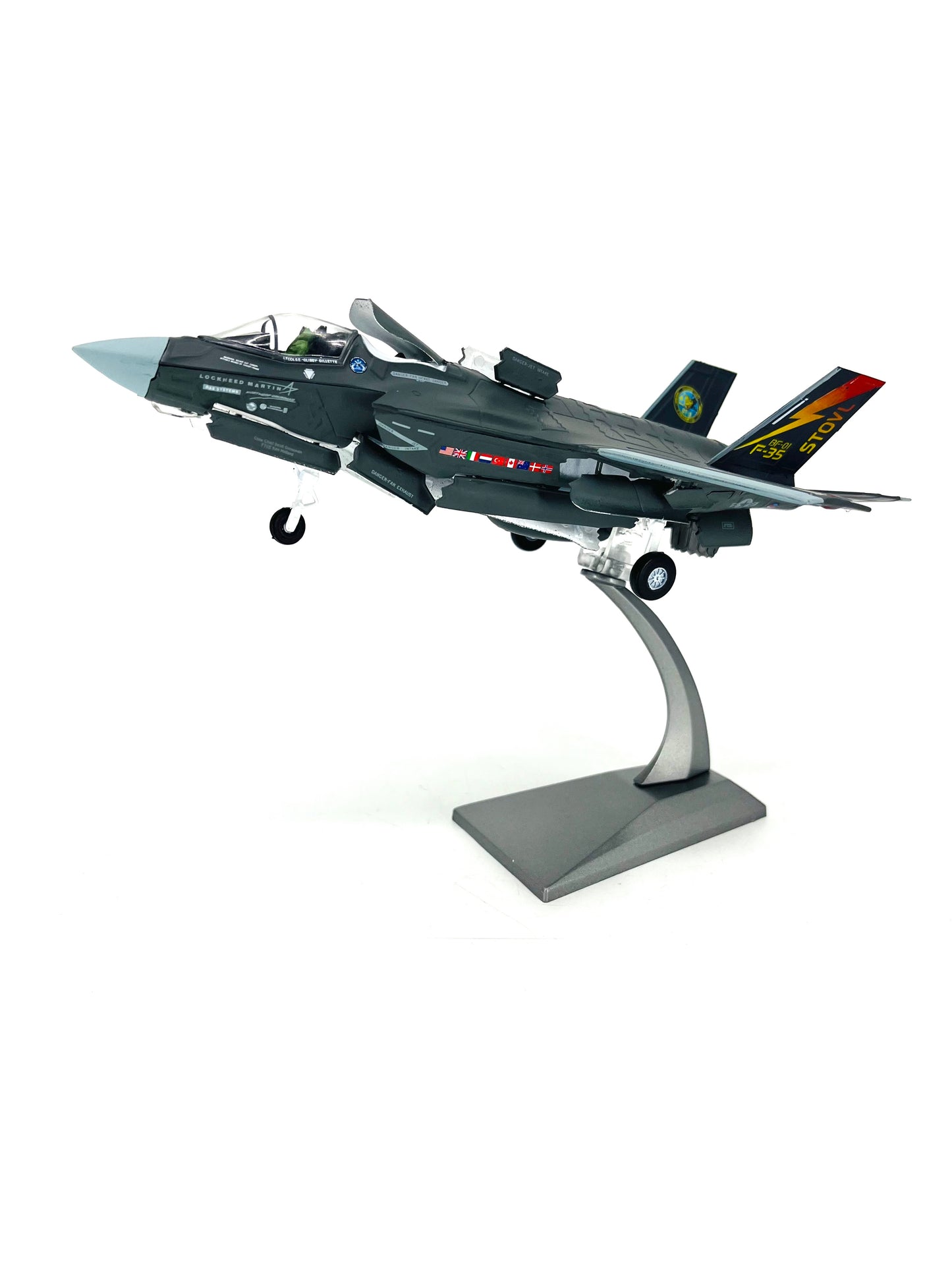 F-35 Lightning II Die-Cast Model Savaş Uçağı Maketi – F-35
