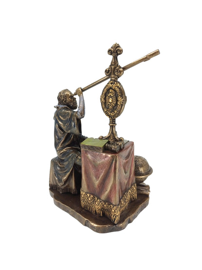 Galileo Galilei Biblo Heykel – 21 cm - Veronese Design