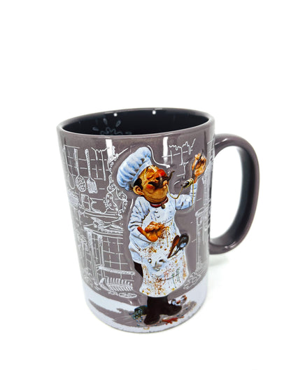 Guillermo Forchino "The Chef" El Boyaması Lisanslı Kupa – FO83001