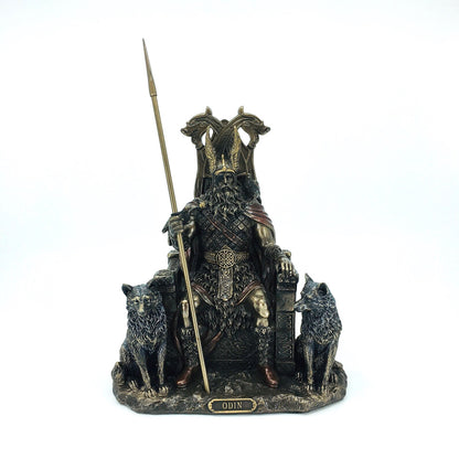 Figurine of Odin on the Throne of the Father of the Gods