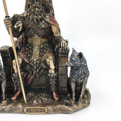 Figurine of Odin on the Throne of the Father of the Gods