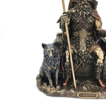 Figurine of Odin on the Throne of the Father of the Gods