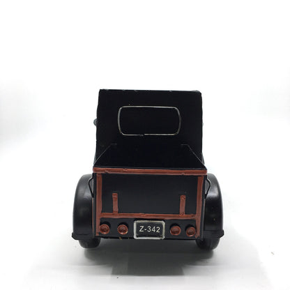 1955 Citroen Metal Pick-Up Black Pickup Truck Figurine