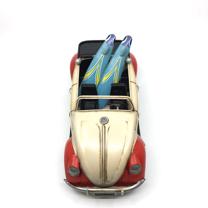 VW Beetle Convertible Decorative Retro Metal Vehicle