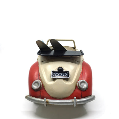 VW Beetle Convertible Decorative Retro Metal Vehicle