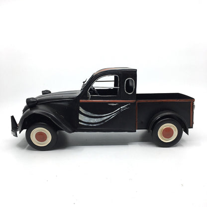 1955 Citroen Metal Pick-Up Black Pickup Truck Figurine