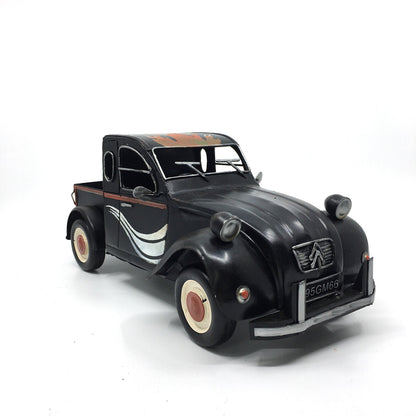 1955 Citroen Metal Pick-Up Black Pickup Truck Figurine