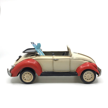 VW Beetle Convertible Decorative Retro Metal Vehicle