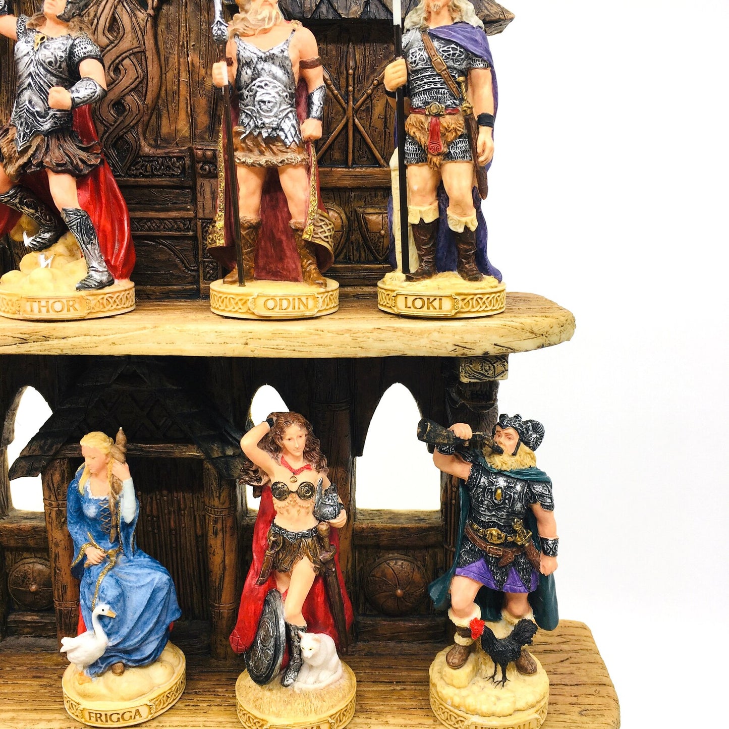 Norse Mythology Gods and Goddesses Pantheon Figurine Set