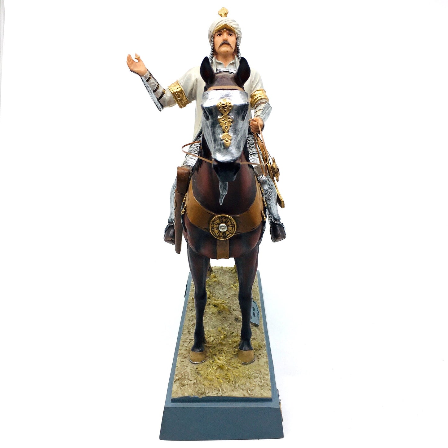 Great Seljuk Sultan Alparslan Figurine on Horseback