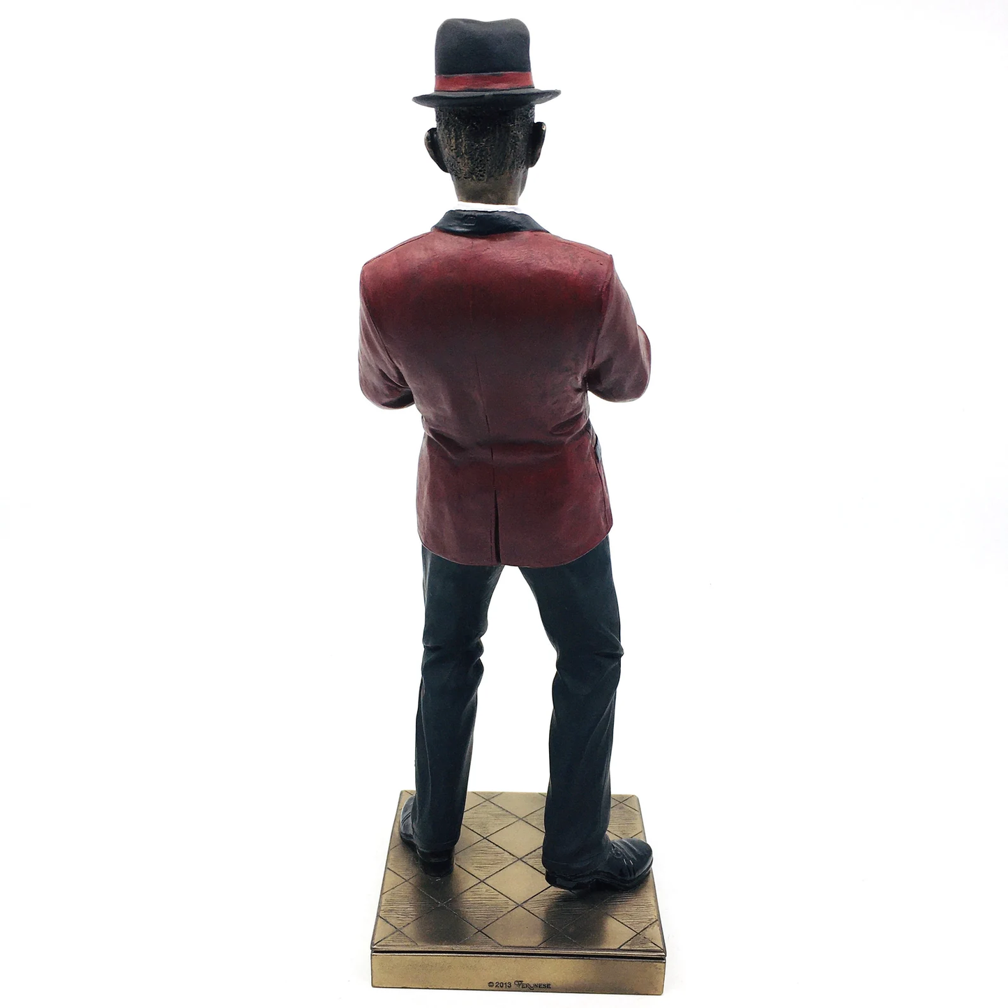 Male Black Jazz Musician Playing the Clarinet Collectible Figurine