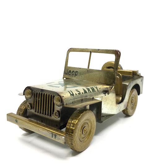 World War II Amerikan Ordusu Dekoratif Metal Askeri Jeep