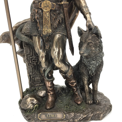 Loki Figurine, Norse God of Evil and Cunning