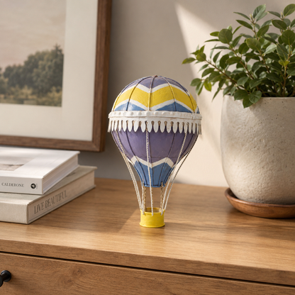 Jayland Metal Mini Boy Retro Sıcak Hava Balonu | JLFB5417-1