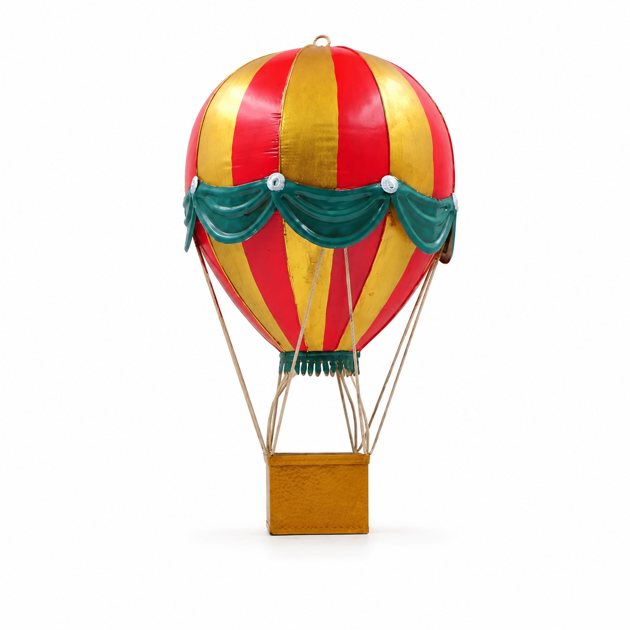 Jayland Metal Retro Büyük Sıcak Hava Balonu 49 cm - JLFB5885-RGD
