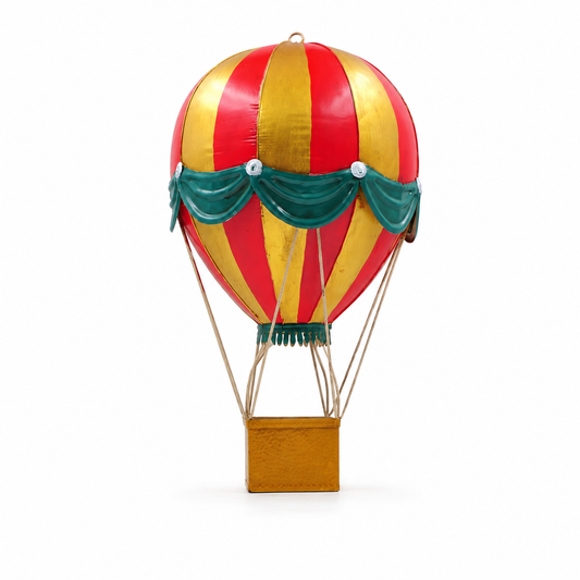 Jayland Metal Retro Büyük Sıcak Hava Balonu 49 cm - JLFB5885-RGD