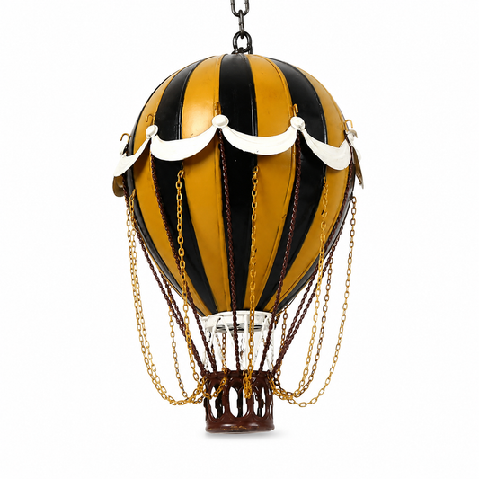 Jayland Metal Asılabilir Vintage Sıcak Hava Balonu 33 cm - JLFB4981-YB