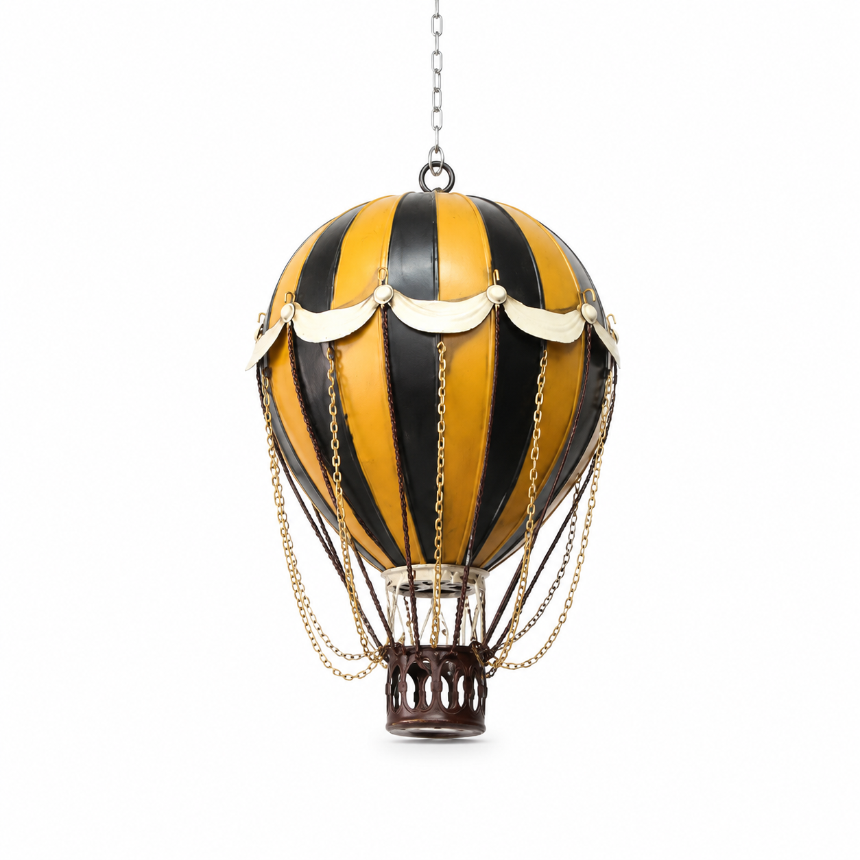 Jayland Metal Asılabilir Vintage Sıcak Hava Balonu 33 cm - JLFB4981-YB
