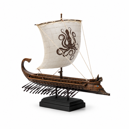 Veronese Kraken Yelkenli Antik Yunan Trireme Model Gemi | WU77762AA