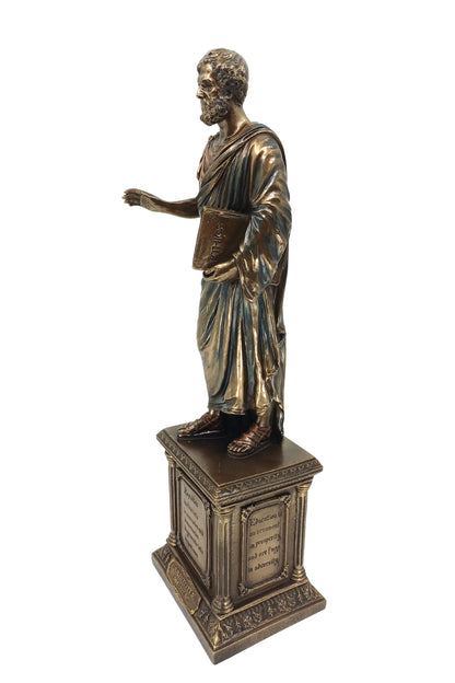 Veronese Aristoteles Biblo Bronz Kaplama – WU75527V4