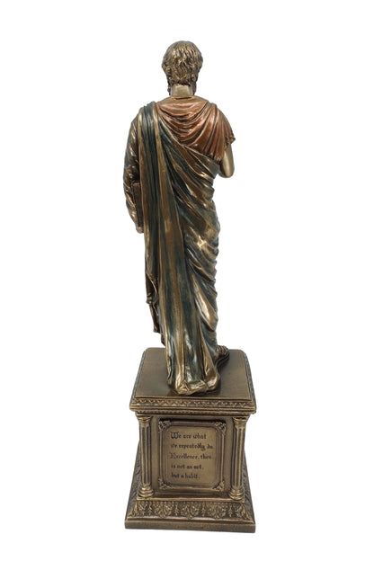 Veronese Aristoteles Biblo Bronz Kaplama – WU75527V4