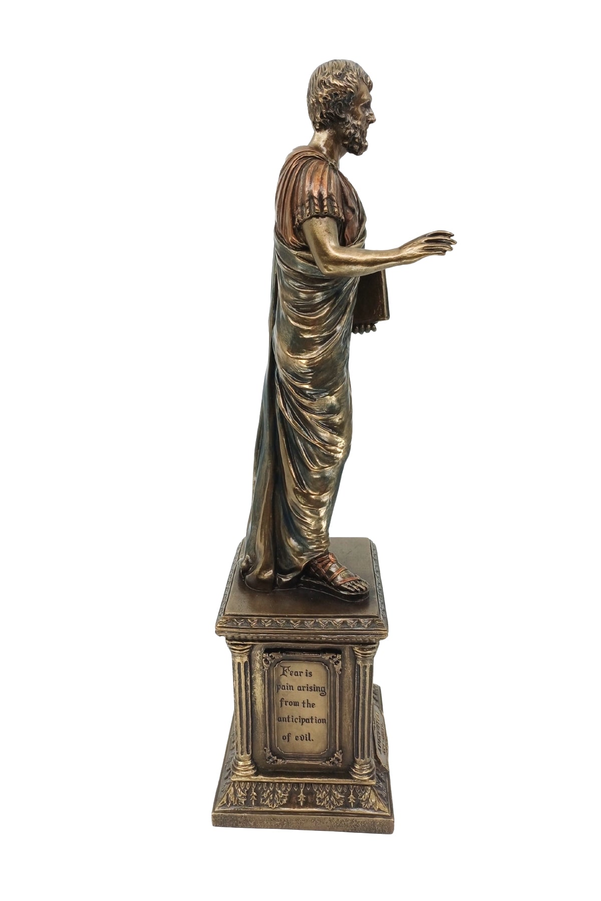 Veronese Aristoteles Biblo Bronz Kaplama – WU75527V4