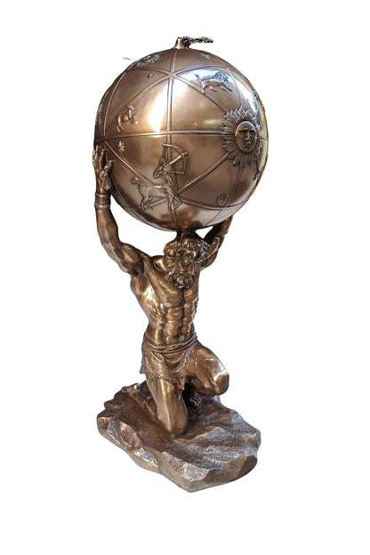 Veronese Atlas Heykeli Büyük Boy ve Gizli Kutu - WU75707V1