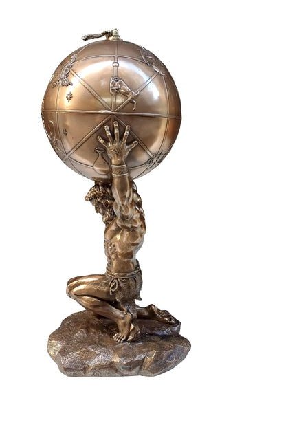 Veronese Atlas Heykeli Büyük Boy ve Gizli Kutu - WU75707V1
