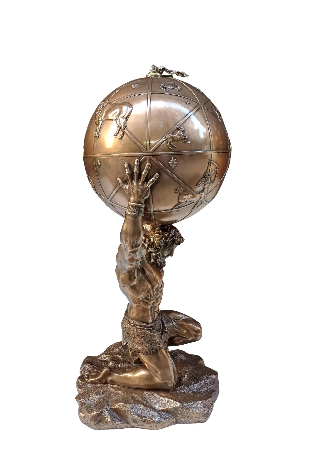 Veronese Atlas Heykeli Büyük Boy ve Gizli Kutu - WU75707V1