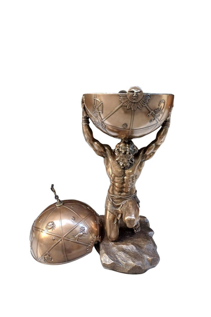 Veronese Atlas Heykeli Büyük Boy ve Gizli Kutu - WU75707V1
