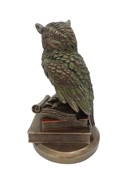 Veronese Bilge Baykuş Bronz Kaplama Biblo - WU75033A4