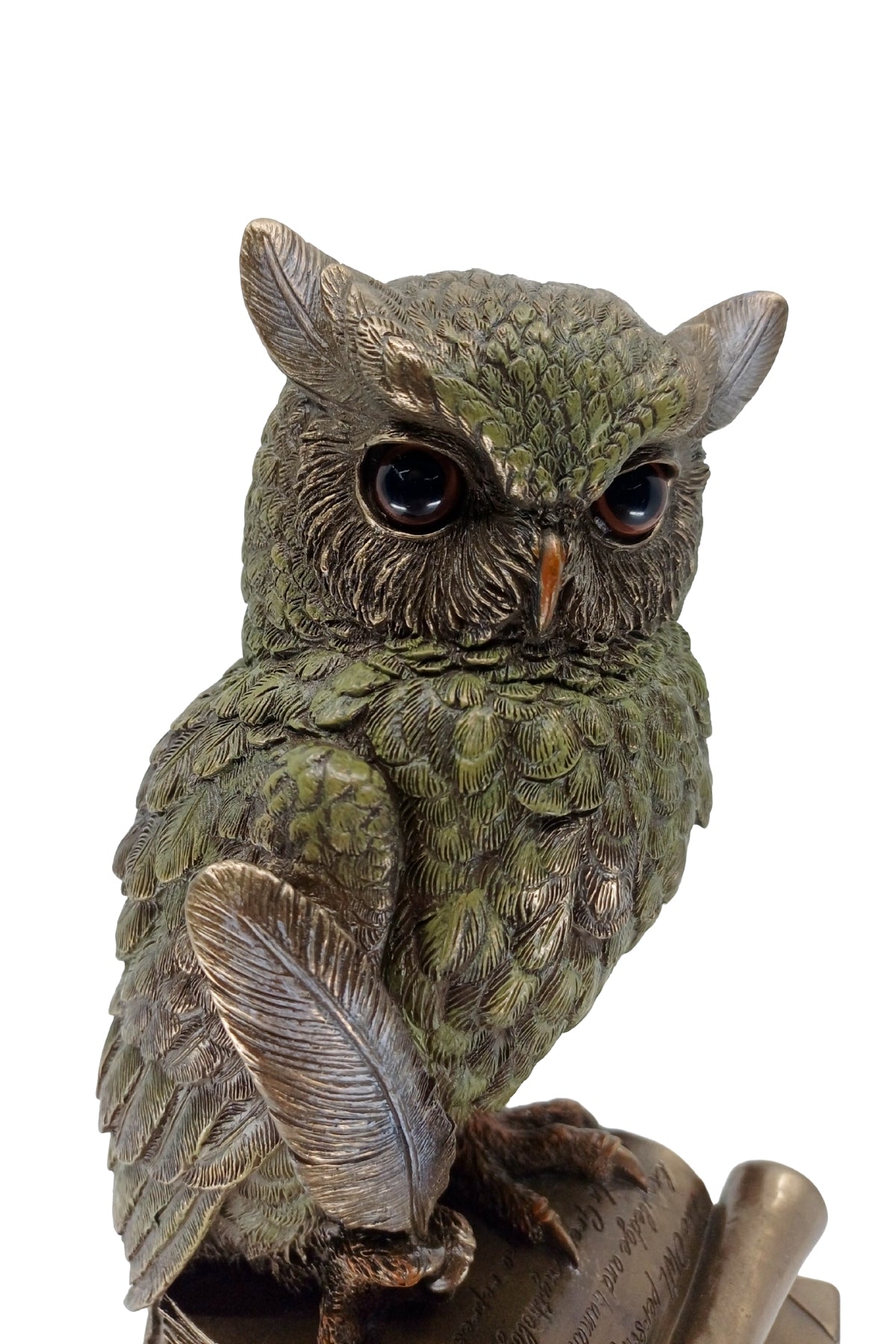 Veronese Bilge Baykuş Bronz Kaplama Biblo - WU75033A4