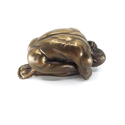 Veronese Bronz Kaplama Mini Erkek Nü Heykeli | WU72022A1