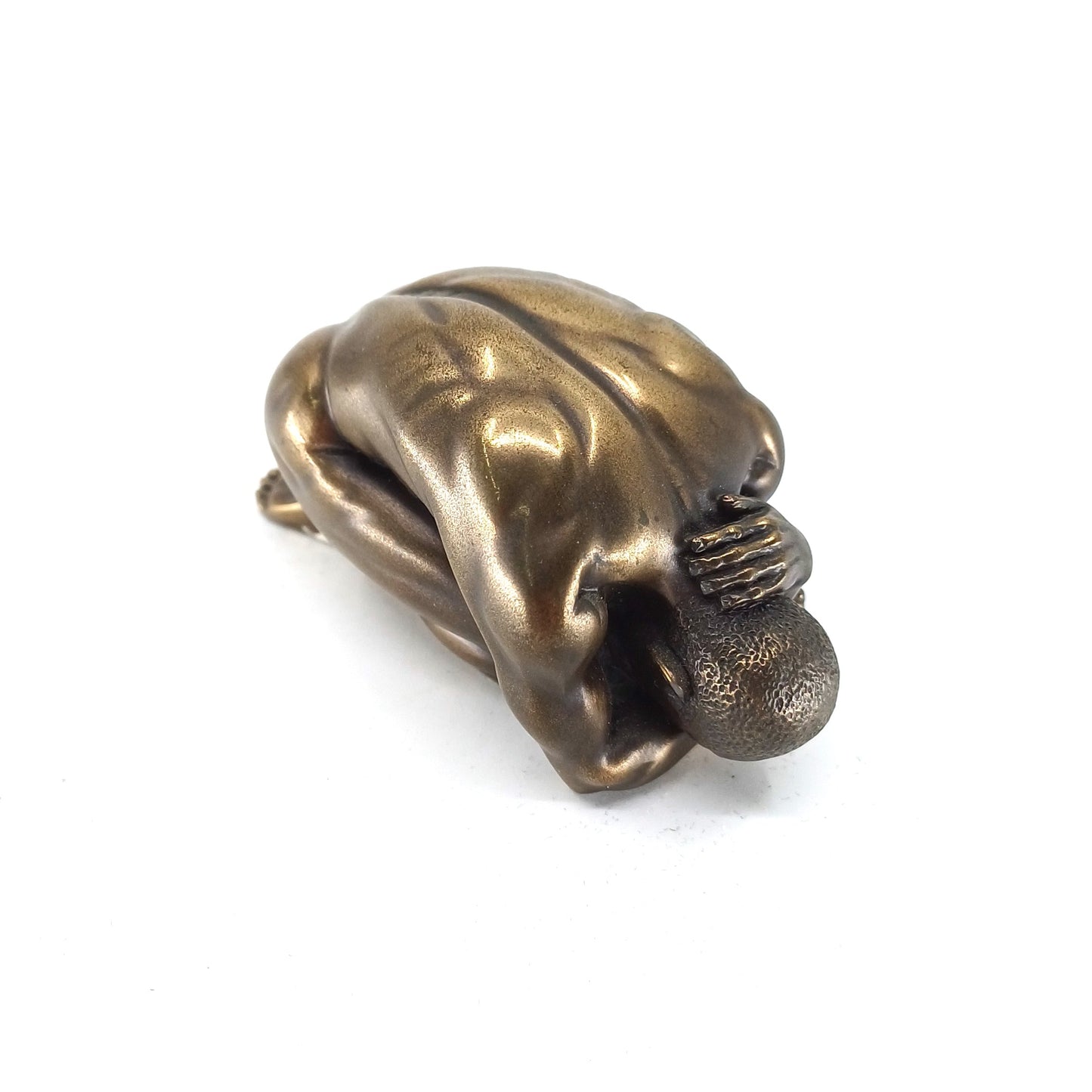 Veronese Bronz Kaplama Mini Erkek Nü Heykeli | WU72022A1