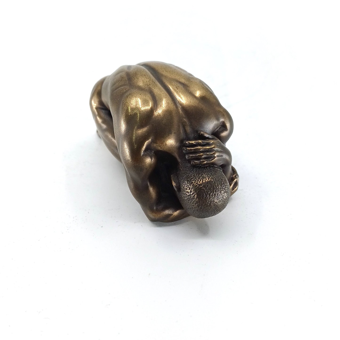 Veronese Bronz Kaplama Mini Erkek Nü Heykeli | WU72022A1