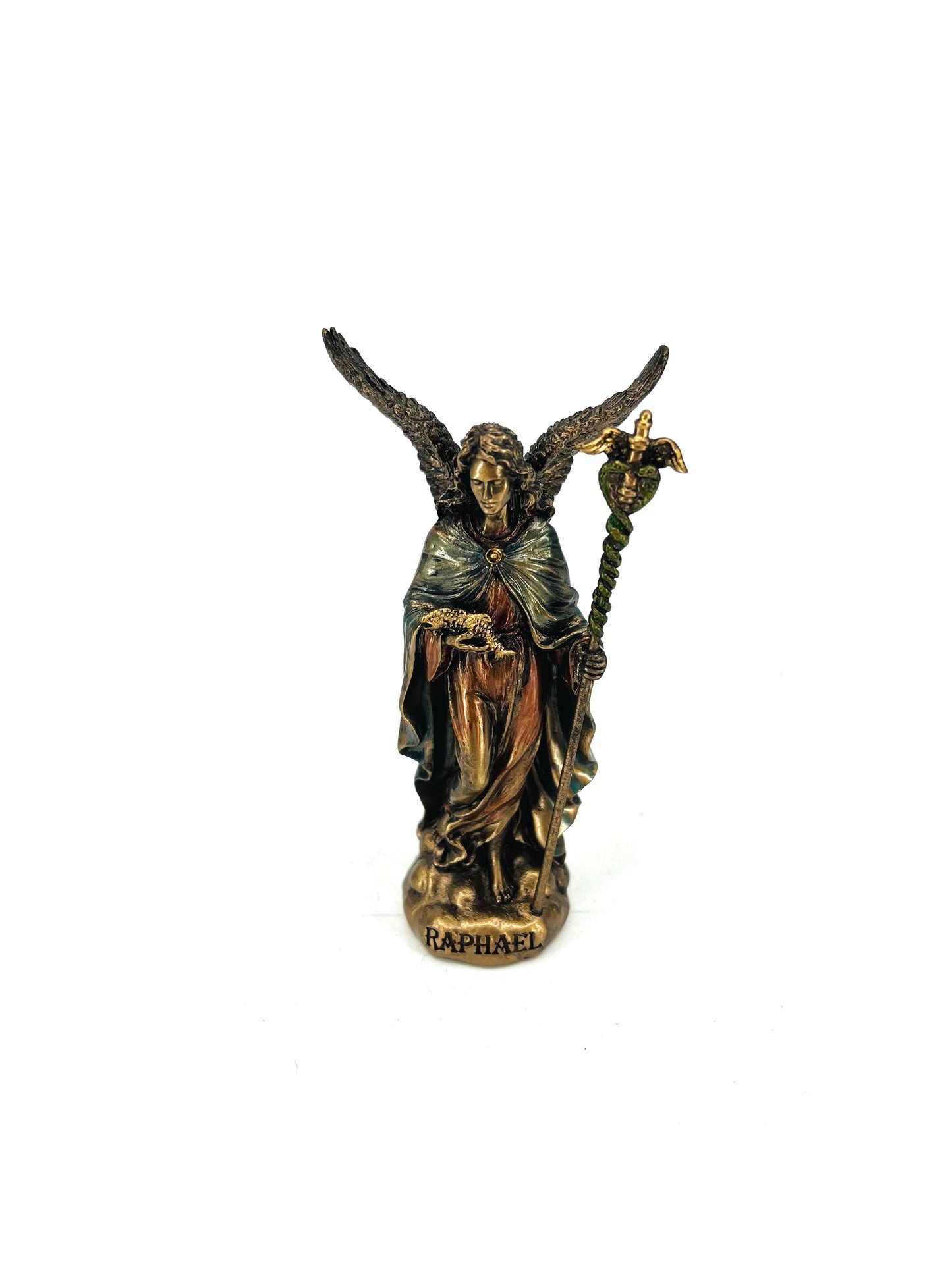 Veronese Design 7'li Başmelekler Bronz Küçük Biblo Seti – (WU78392YP)