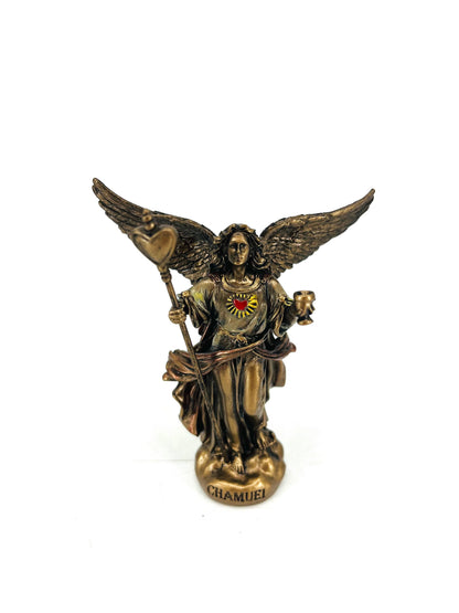Veronese Design 7'li Başmelekler Bronz Küçük Biblo Seti – (WU78392YP)